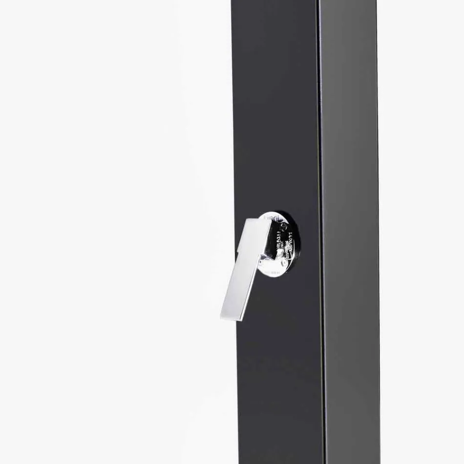 Udendørs solbrusersøjle i rustfrit stål fremstillet i Italien - Werner Viadurini