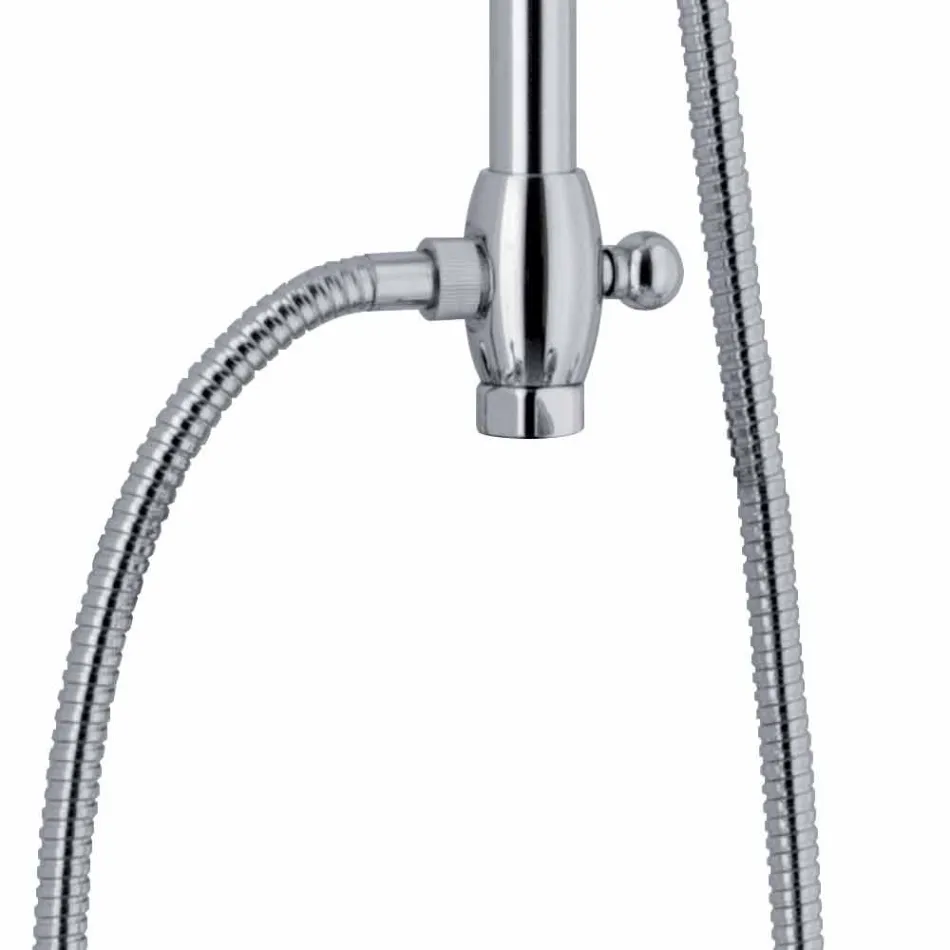 Teleskopisk brusekolonne i messing klassisk design Fremstillet i Italien - Nesto Viadurini