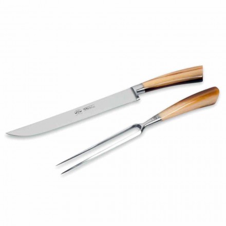 Berti Roast Knife and Fork eksklusivt til Viadurini - Careno Viadurini