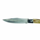 Antik håndlavet jagtkniv med stålblad fremstillet i Italien - Afri Viadurini