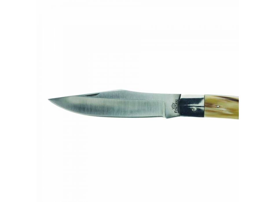 Antik håndlavet jagtkniv med stålblad fremstillet i Italien - Afri