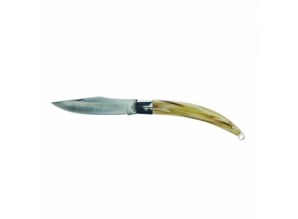 Antik håndlavet jagtkniv med stålblad fremstillet i Italien - Afri