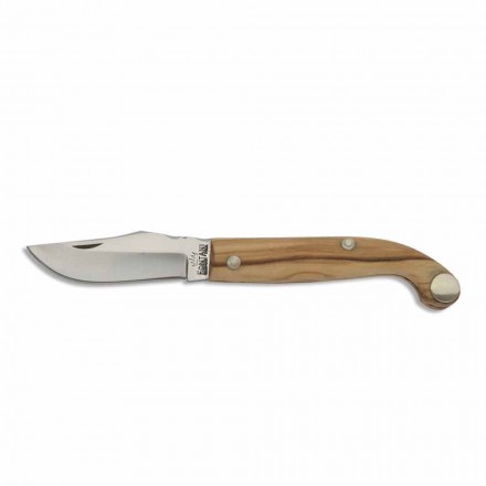 Florentinsk kniv med horn eller træhåndtag Made in Italy - Fiora Viadurini