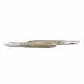 Palmerino kniv med dobbelt kniv i håndlavet stål fremstillet i Italien - Merino