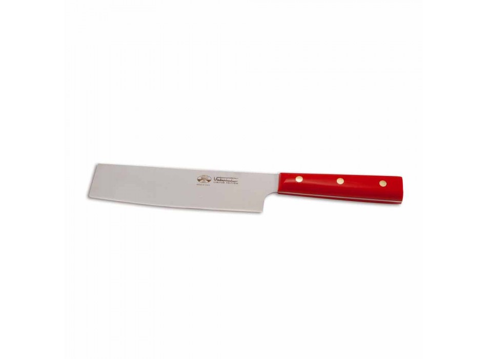 Berti rustfrit stål Nakiri vegetabilsk kniv eksklusiv til Viadurini-Biango Viadurini