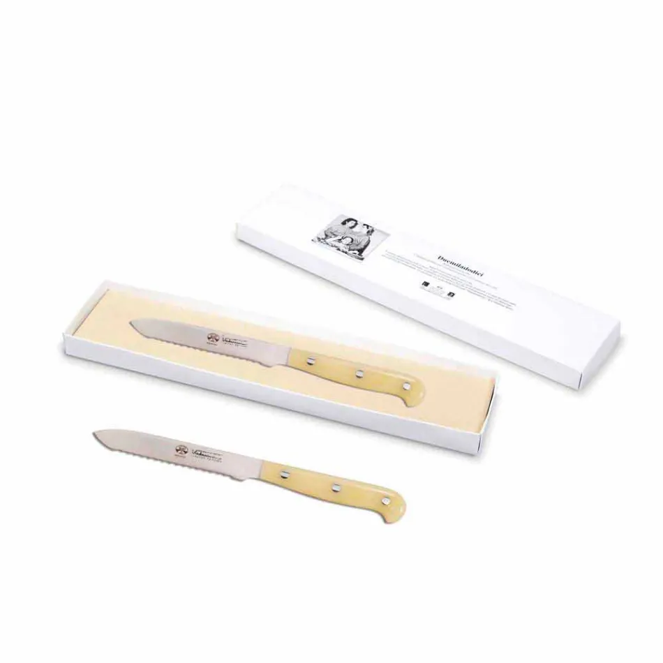 Berti rustfrit stål savtakket tomatkniv eksklusiv til Viadurini-Barasso Viadurini