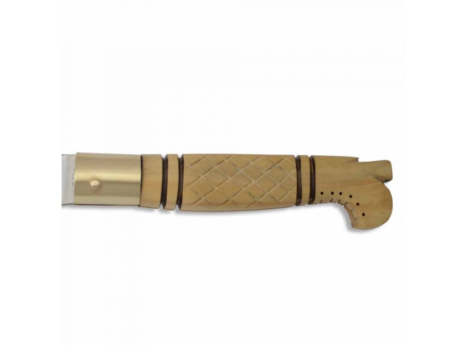 Scarpetta kniv med lukning uden fjeder håndlavet fremstillet i Italien - Etta Viadurini