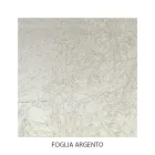 Kommode i massivt træ med sølvbladsfinish Made in Italy - Brugge Viadurini