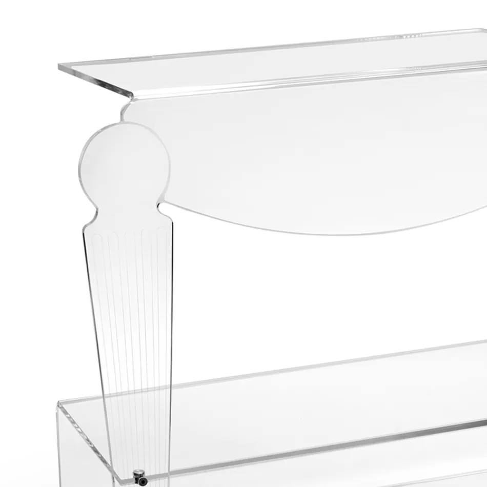 Artisan Sengebord i Transparent Plexiglass Classic Design - Salino Viadurini