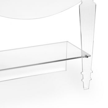 Artisan Sengebord i Transparent Plexiglass Classic Design - Salino