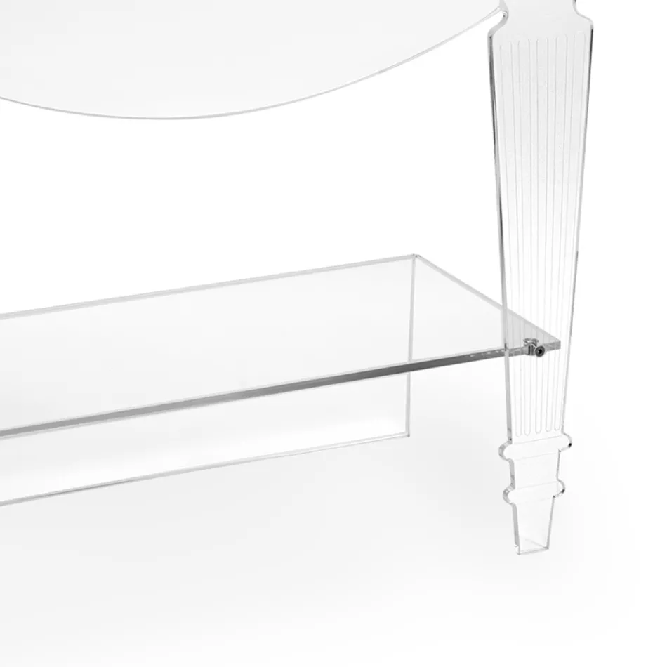 Artisan Sengebord i Transparent Plexiglass Classic Design - Salino Viadurini