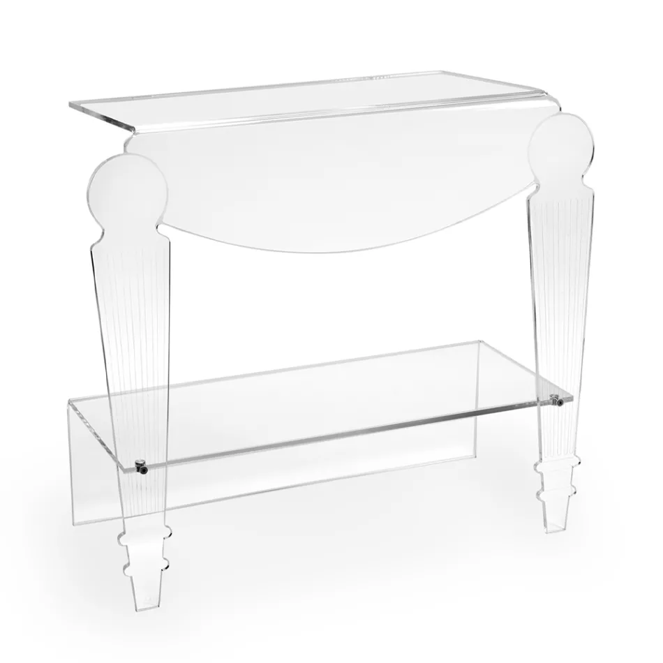 Artisan Sengebord i Transparent Plexiglass Classic Design - Salino Viadurini
