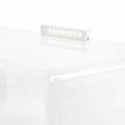 Sengebord med hvid LED lys lyser berøring Adelia Viadurini