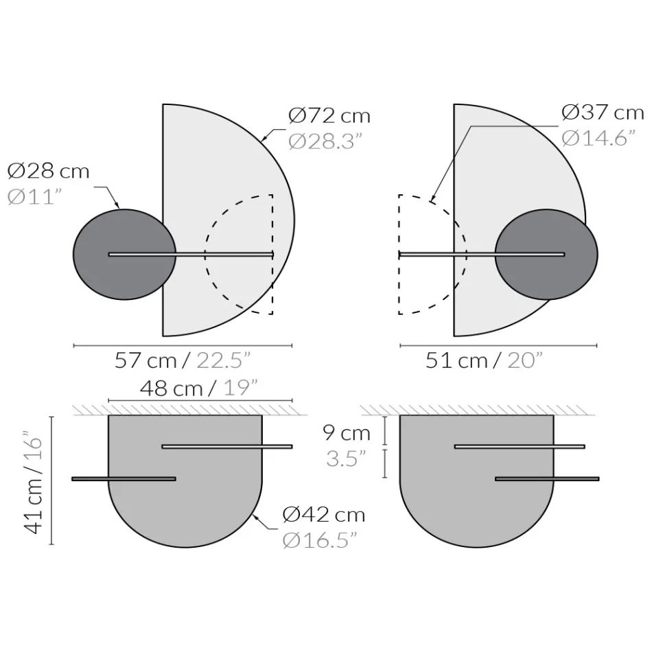 Moderne modulopbygget sengebord i krydsfiner Elegant og alsidigt design - Ramia Viadurini