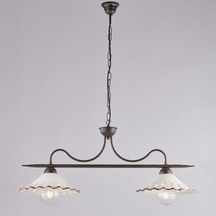 Lysende designsupplement i glas og metal. Fremstillet i Italien med et look - Mira Viadurini