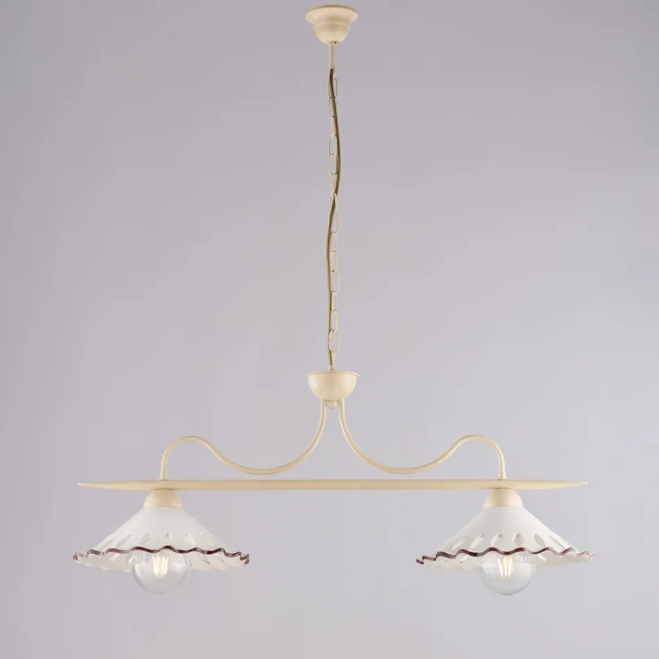 Lysende designsupplement i glas og metal. Fremstillet i Italien med et look - Mira Viadurini