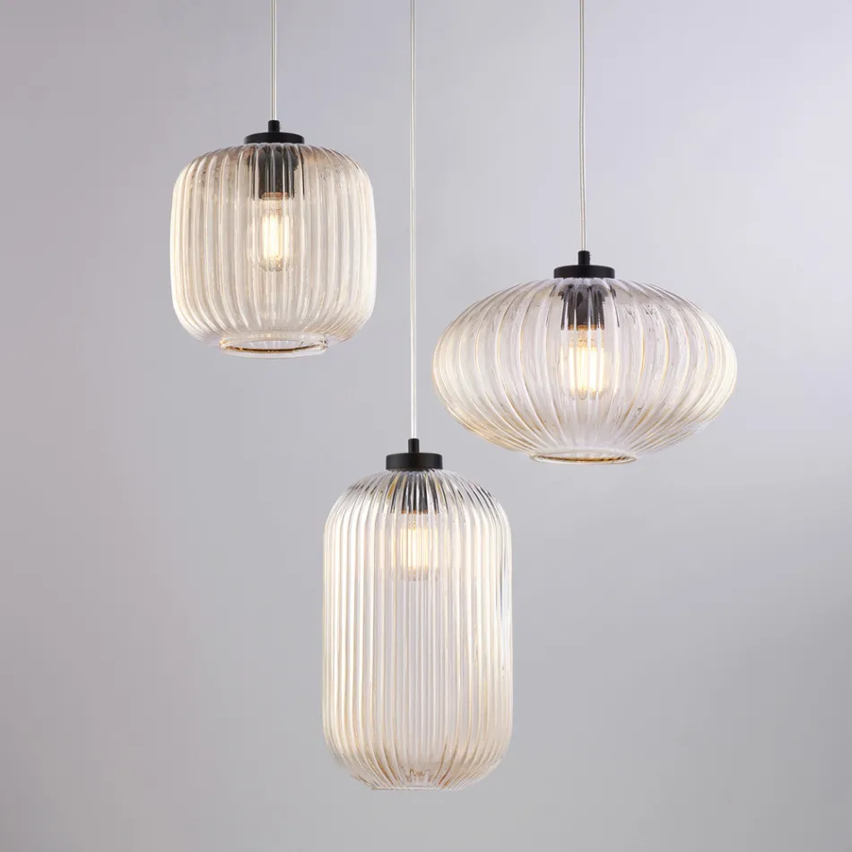 Et flot designertilbehør i glas og metal, fremstillet i Italien, med et stilfuldt look - Tucana Viadurini