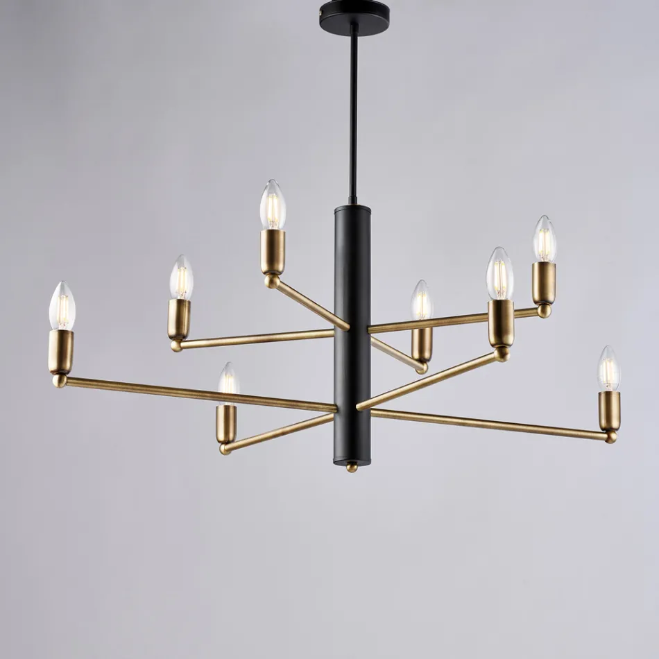 Lysende designsupplement i glas og metal, fremstillet i Italien med et stilfuldt look - Ursa Viadurini