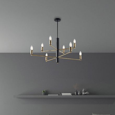 Lysende designsupplement i glas og metal, fremstillet i Italien med et stilfuldt look - Ursa Viadurini