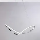 Et lysende tilbehør af glas og metal, fremstillet i Italien med en elegant smag – Apollo Viadurini