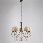 Draco, et lysende tilbehør i glas og metal, fremstillet i Italien med en elegant smag. Viadurini