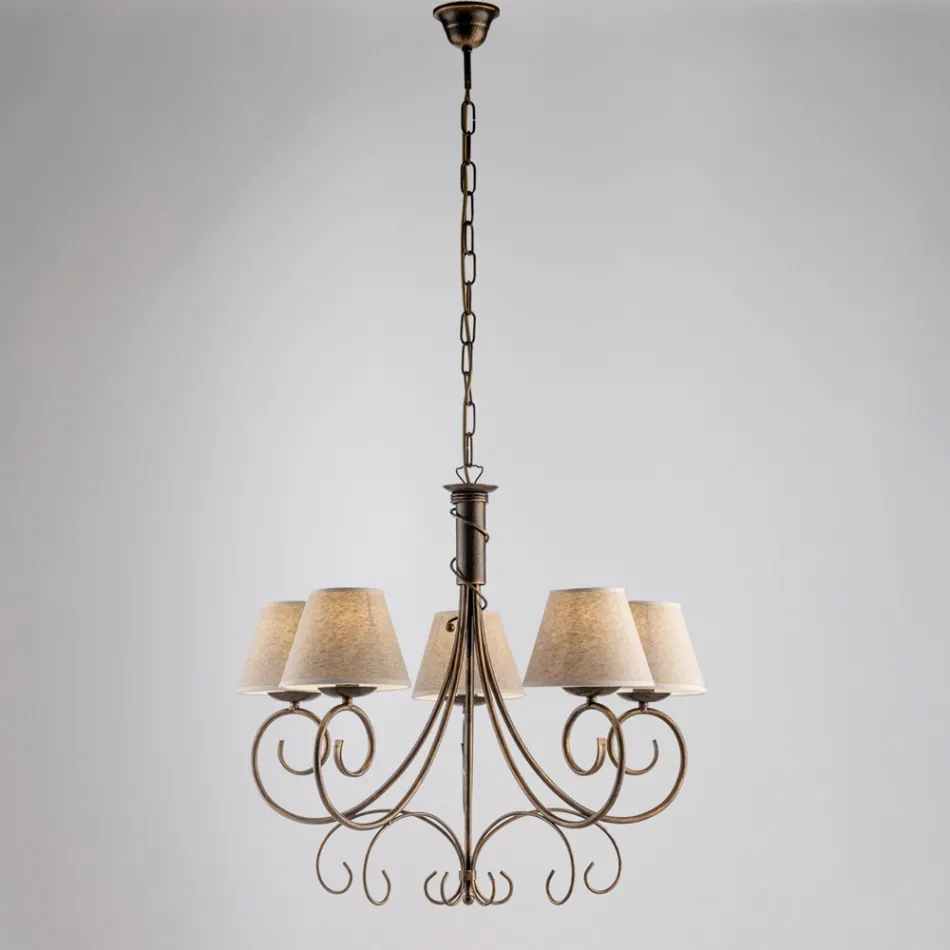 Draco, et lysende tilbehør i glas og metal, fremstillet i Italien med en elegant smag. Viadurini