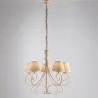 Draco, et lysende tilbehør i glas og metal, fremstillet i Italien med en elegant smag. Viadurini