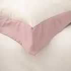 King Size Dynebetræk Sæt i 100% Bomuld og 10% Bomuld Satin - Detail Viadurini