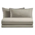 Komplet dobbelt dynebetræk i ren beklædningsfarvet bomuld - delikatesse Viadurini