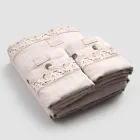 Dobbelt lagensæt i lys hør og armonia blonder 2 farver - Dettox Viadurini