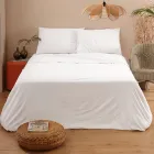 Komplet dobbeltseng i Pure Cotton Garment Dyed and Shaded - Delikatesse Viadurini