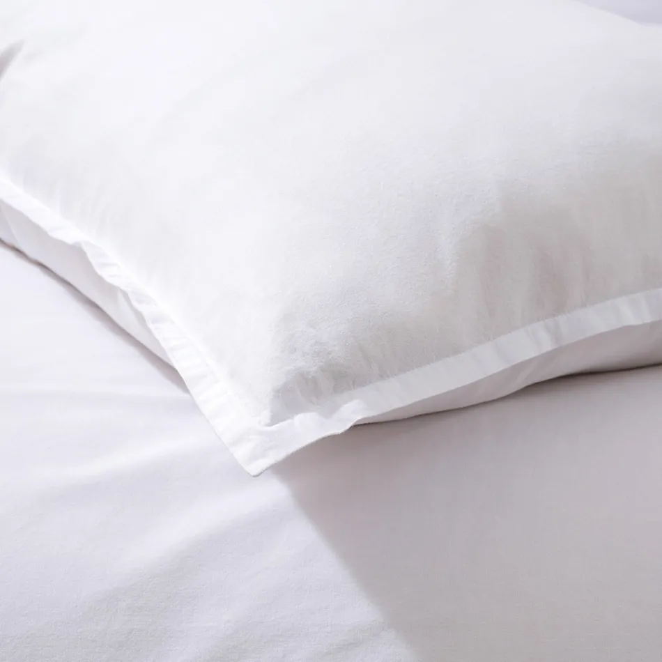 Komplet dobbeltseng i Pure Cotton Garment Dyed and Shaded - Delikatesse Viadurini