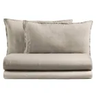 Dobbeltseng komplet i ren bomuld, farvet og skygget - delikatesse Viadurini