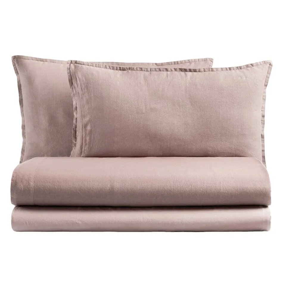 Komplet dobbeltseng i Pure Cotton Garment Dyed and Shaded - Delikatesse Viadurini