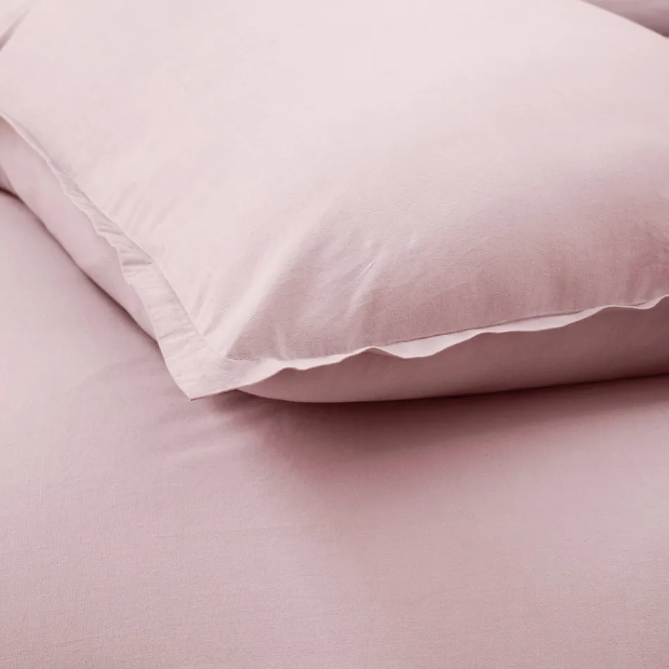 Dobbeltseng komplet i ren bomuld, farvet og skygget - delikatesse Viadurini