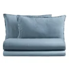 Komplet dobbeltseng i Pure Cotton Garment Dyed and Shaded - Delikatesse Viadurini