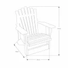 Sammensætning 2 Badeværelsesmøbler i massivt teaktræ - Solferino Viadurini