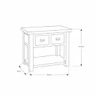 Sammensætning 3 Badeværelsesmøbler i teaktræ med harpiksvask - Essence Viadurini