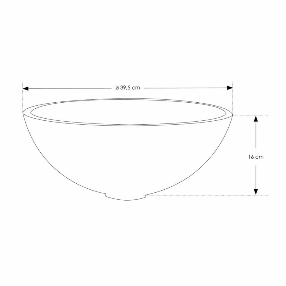 Sammensætning 3 Badeværelsesmøbler i teaktræ med harpiksvask - Essence Viadurini