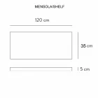 Sammensætning 3 Suspenderede badeværelsesmøbler i porcelænsstentøj 4 finish - Rambina Viadurini