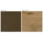 Moderne vægkomposition i nordisk knudret eg og jernfinish - Iselin Viadurini