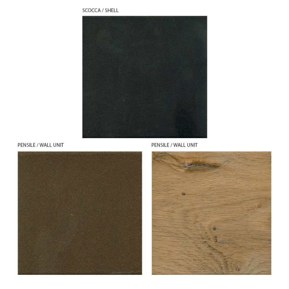 Vægsammensætning til boligområdet med moderne design lavet i Italien - Margit Viadurini