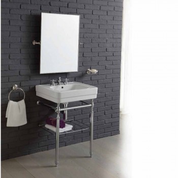 badeværelsesmøbler sammensætning med håndvask metal struktur Beauty
