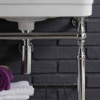 badeværelsesmøbler sammensætning med håndvask metal struktur Beauty Viadurini