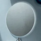 Badeværelseskomposition med 2 skuffer, 1 åbent rum og spejl - Titan Viadurini