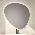 Badeværelseskomposition med 2 skuffer, 2 åbne rum og vask - Elios Viadurini