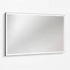 Badeværelseskomposition med 4 Avio blå skuffer, spejl og vask - Velaria Viadurini