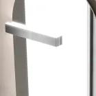 Badeværelseskomposition med skuffe, vask, spejl, vægskab og hylde - Elios Viadurini