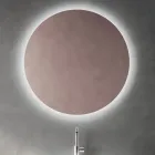 Badeværelseskomposition med lyserød skuffe og Calacatta-vask - Elios Viadurini