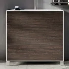 Badeværelseskomposition med spejl, base og harpiksvask fremstillet i Italien - Kilos Viadurini